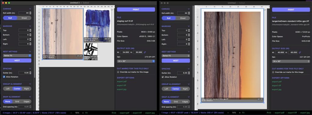print nesting software